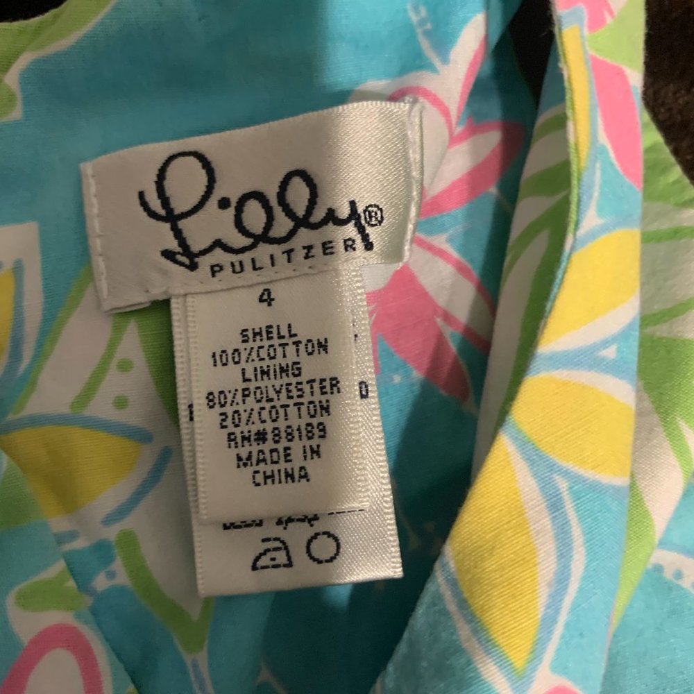 Lilly Pulitzer Vintage White Label Girls Dress - Picture 4 of 5